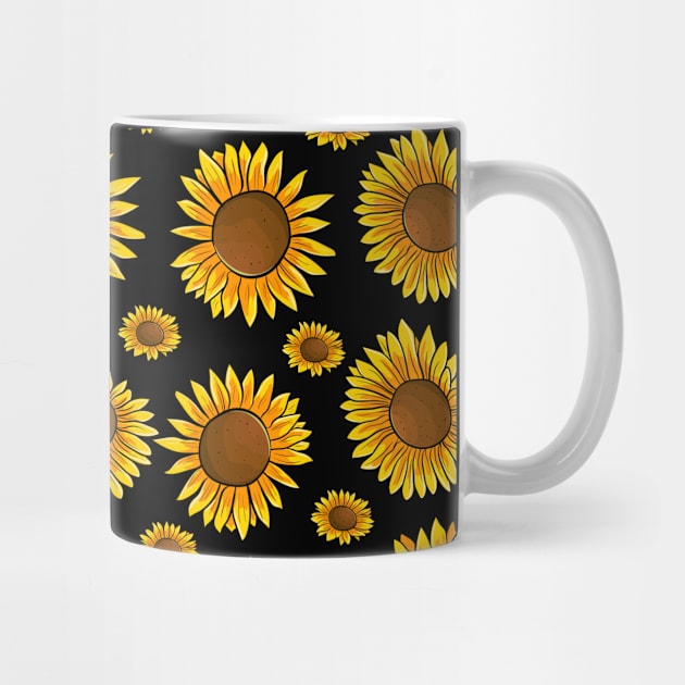 Simply Sunflowers All Over Floral by tnts